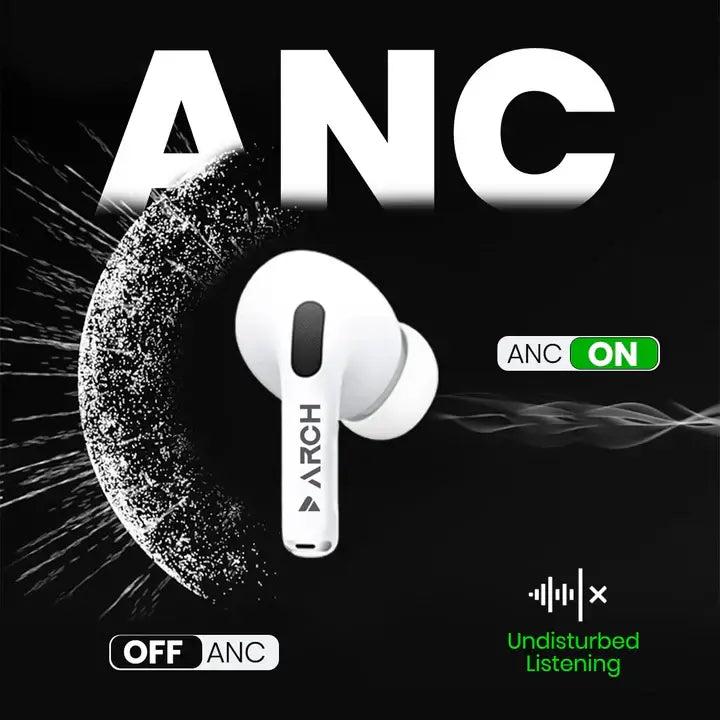 ARCH Pods Pro 2 ANC TWS Earbuds with 40H Battery & Spatial Audio