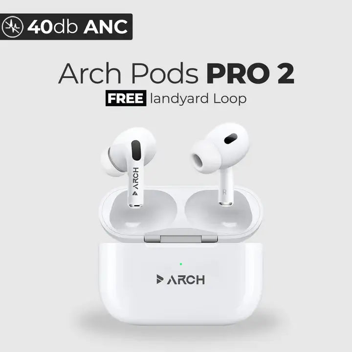 ARCH Pods Pro 2 ANC TWS Earbuds with 40H Battery & Spatial Audio